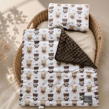 Minky Komplekts ratiņiem Baby Bear|Vasaras karstums|TavsSapnis