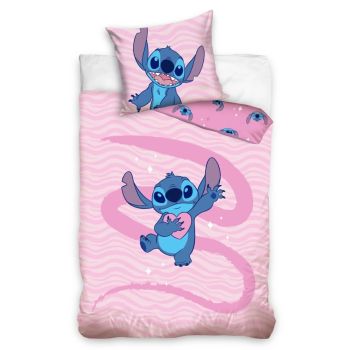 Divpusēja Disney gultasveļa Stitch, 100x135, 40x60 cm|100x135 cm|TavsSapnis