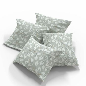 Kokvilnas spilvendrāna Sage Leaf, 50x70 cm|50 x 70 cm|TavsSapnis