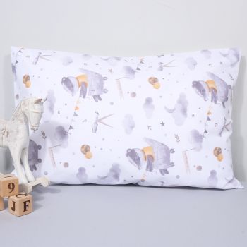 Kokvilnas spilvendrāna Āpsis, 40x60 cm|Gultas veļa mazuļiem|TavsSapnis