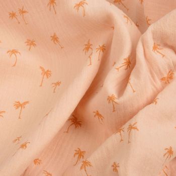 Double gauze muslīns, Palmas|Audumi|TavsSapnis