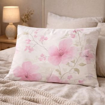 Kokvilnas spilvendrāna ar rāvējslēdzēju Summer, 50x70 cm|50 x 70 cm|TavsSapnis