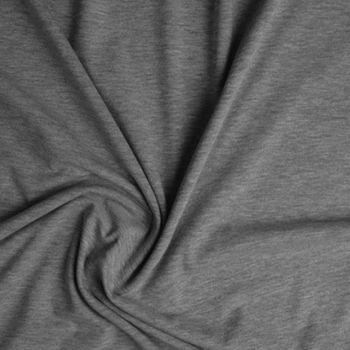 Kokvilnas trikotāža (džersijs) pelēku melanža|Audumi|TavsSapnis