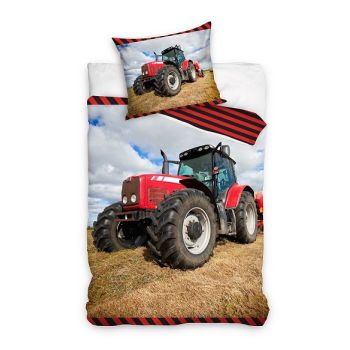 Gultas veļas komplekts Tractor, 140x200, 60x80 cm|Bērnu gultas veļa|TavsSapnis