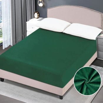 Plīša palags ar gumiju, 90x200 cm|Gultas veļa|TavsSapnis