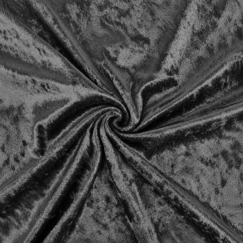 Plāns samts, ar burzījuma efektu Dark Grey|Audumi|TavsSapnis