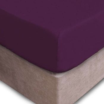 Trikotāžas palags ar gumiju, violets, 180x200 cm|Gultas veļa|TavsSapnis
