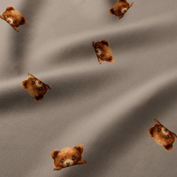 Kokvilnas audums gultasveļai, Slēpšanās|Audumi|TavsSapnis