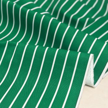 Izturīgs kokvilnas audums, Green Stripes|Audumi|TavsSapnis