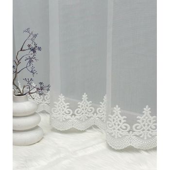 Dienas aizkaru audums White Glamour, augstums 290 cm|Aizkari|TavsSapnis