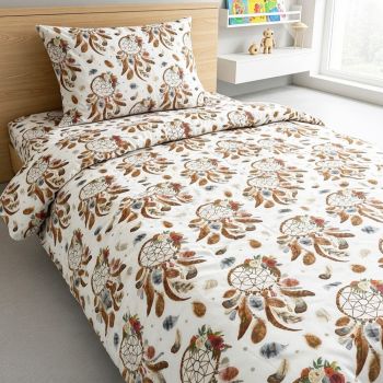 Gultas veļas komplekts Sapņu ķērāji, 140x200, 70x70 cm|Bērnu gultas veļa|TavsSapnis