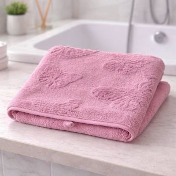 Dvielis Violet Butterfly, 50x100 cm|Mājas preces|TavsSapnis