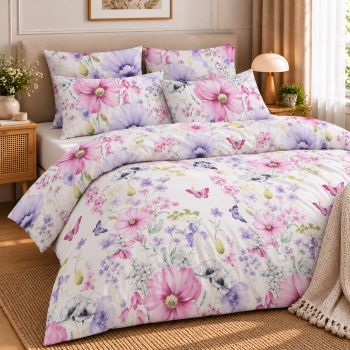 Šujams kokvilnas gultas veļas komplekts Vasara, 200x200 cm|200 x 200 cm|TavsSapnis