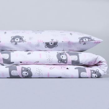 Gultas veļas komplekts Rozā mežs, 100x135, 40x60 cm|100x135 cm|TavsSapnis
