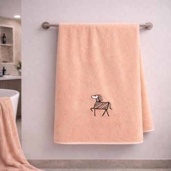 Dvielis Peach Horse, 70x140 cm|Mājas preces|TavsSapnis