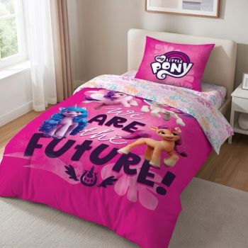Gultas veļas komplekts My little Pony, 140x200, 70x90 cm|Bērnu gultas veļa|TavsSapnis