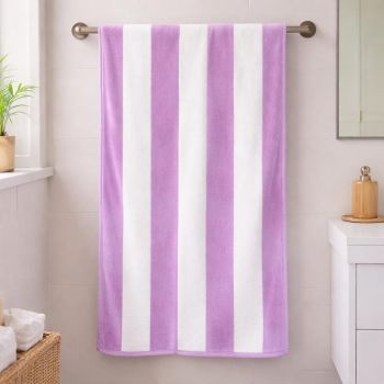 Dvielis Violet Stripes, 70x140 cm|Mājas preces|TavsSapnis