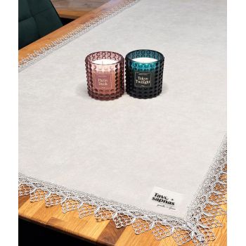 Galdauts ar mežģīnēm Deluxe, 90x90 cm|Mājas preces|TavsSapnis