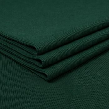 Rib trikotāža tumši zaļš, 0.50x1.25m|Audumi|TavsSapnis