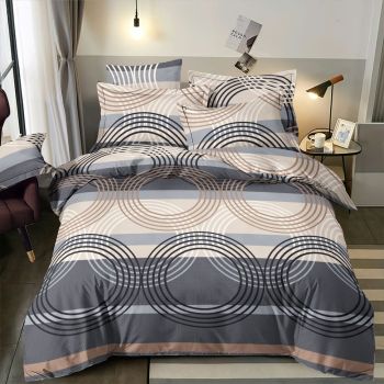 Gultas veļas komplekts Geo Circles, 140x200, 50x70 cm (2 gab.)|140 x 200 cm|TavsSapnis