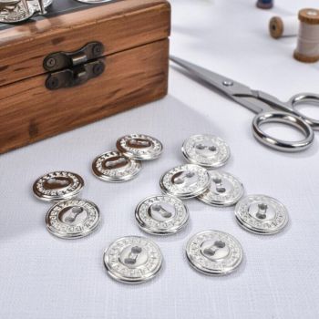 Pogu komplekts, 15 mm, 10 gab.|Šūšanas piederumi|TavsSapnis