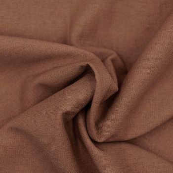 Lina audums ar elastānu, gaiši brūns|Audumi|TavsSapnis