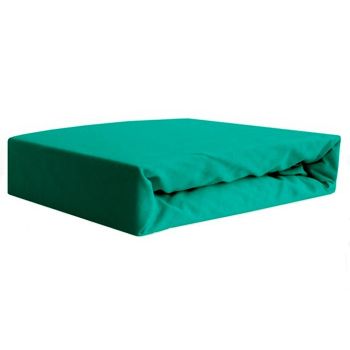 Trikotāžas palags ar gumiju Exclusive, zaļš, 90x200 cm|Gultas veļa|TavsSapnis