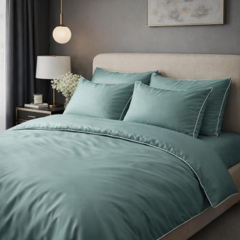 Pure Collection mako satīna gultasveļa Mint, 200x220, 70x80 cm|200 x 220 cm|TavsSapnis
