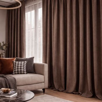 Mērāmi nakts aizkari Linen Dimout, augstums 305 cm|Aizkari|TavsSapnis