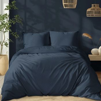 Šūts Pure Collection satīns gultas veļa Denim, 200x200 cm|200 x 200 cm|TavsSapnis