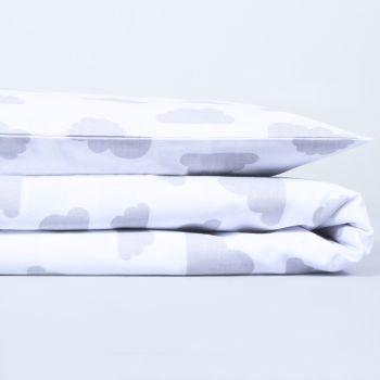 Gultas veļas komplekts Mākoni, 90x120, 40x60 cm|90x120 cm|TavsSapnis