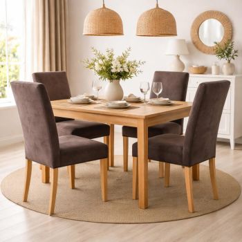 Krēslu pārvalki Brūns, 2 gab.|Mājas preces|TavsSapnis