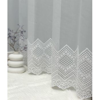 Dienas aizkaru audums White Shine, augstums 287 cm|Aizkari|TavsSapnis