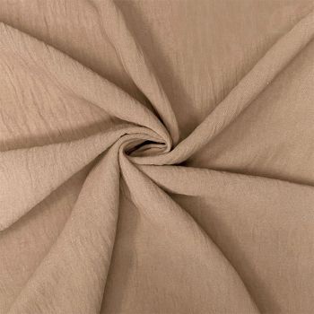 Vasaras audums American Crepe, camel|Audumi|TavsSapnis