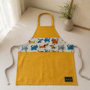 Bērnu priekšauts Linen|Mājas preces|TavsSapnis