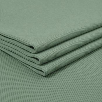 Rib trikotāža izturēta piparmētra, 0.15x1m|Audumi|TavsSapnis