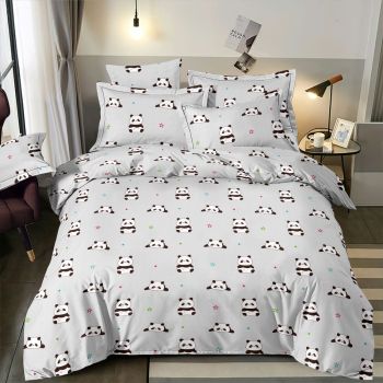 Gultas veļas komplekts Panda, 160x200, 50x70 cm|Bērnu gultas veļa|TavsSapnis